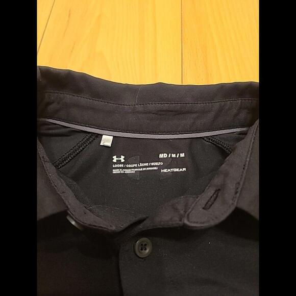 Under Armour UA Vanish Calibrate Threadborne GOLF Polo Shirt Mens Size Medium - Picture 2 of 7